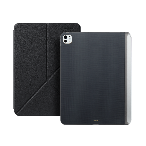 iPad Pro 2025 (M5) (13'') / Schwarz/grau (Leinwandbindung) / iPad Pro 2024+ MagEZ Folio2 (13″)