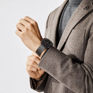 Carbon Fiber Armband für Galaxy Watch Ultra/7/6/5/4 Serien