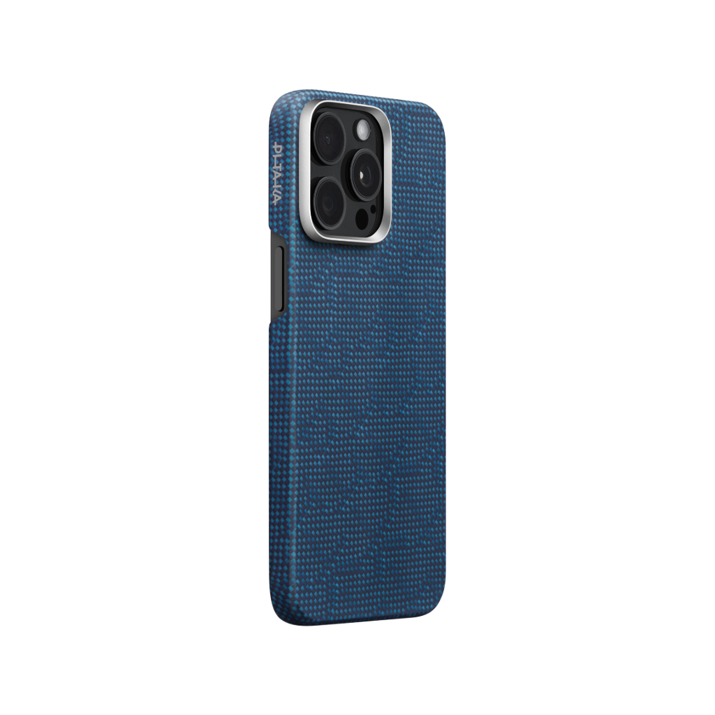 PITAKA Monogramm Taktile Gewebte Hülle für iPhone 16 Pro/Pro Max/iPhone 15 Pro/Pro Max/Galaxy S24 Ultra