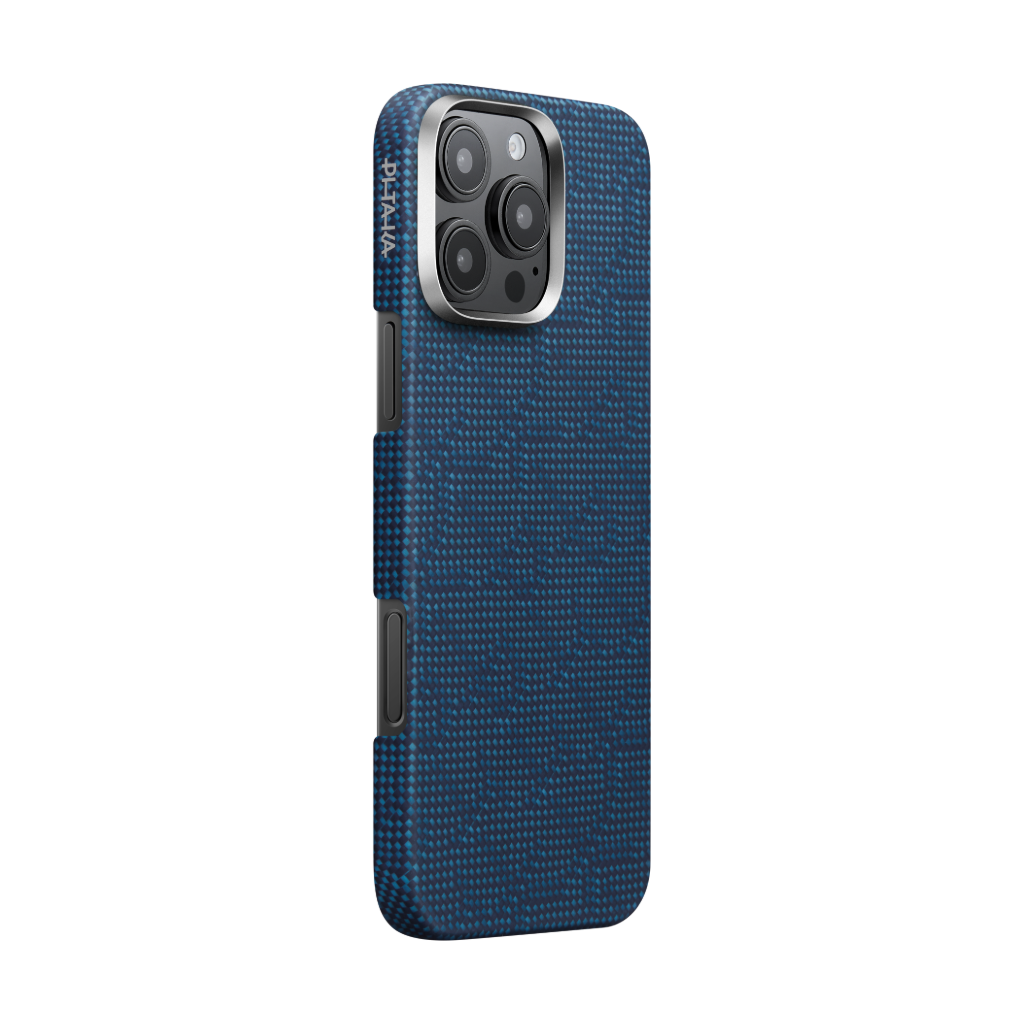 PITAKA Monogramm Taktile Gewebte Hülle für iPhone 16 Pro/Pro Max/iPhone 15 Pro/Pro Max/Galaxy S24 Ultra