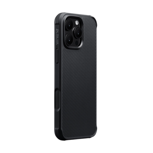 iPhone 16 Pro Max / 600D schwarz/grau / Aramid ProGuard Hülle