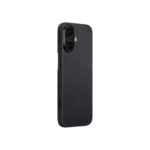 iPhone 17 / 600D schwarz/grau (PitaTap™) / Ultradünne Hülle