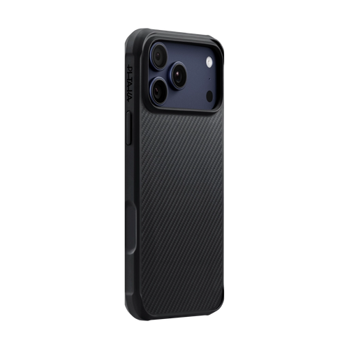 iPhone 17 Pro Max / 600D schwarz/grau / Aramid ProGuard Hülle