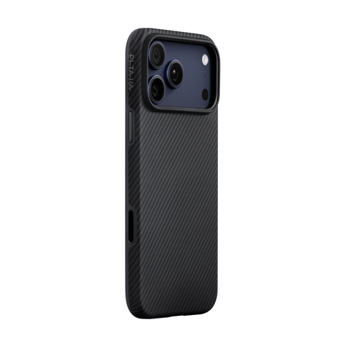 iPhone 17 Pro Max / 600D schwarz/grau / Aramid UltraGuard Hülle