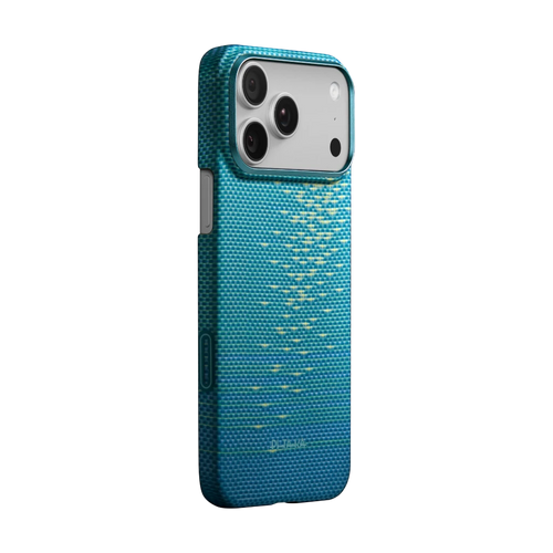 iPhone 17 Pro Max / Luzid Blau (PitaTap™) / Ultradünne Hülle