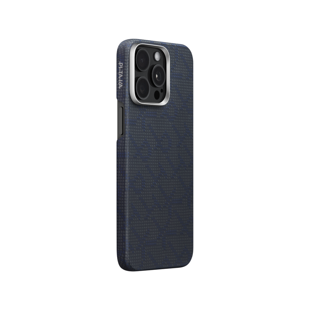 PITAKA Monogramm Taktile Gewebte Hülle für iPhone 16 Pro/Pro Max/iPhone 15 Pro/Pro Max/Galaxy S24 Ultra