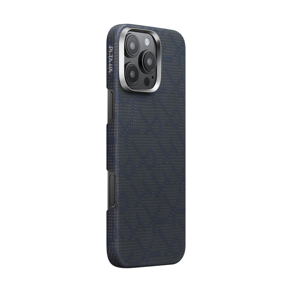 PITAKA Monogramm Taktile Gewebte Hülle für iPhone 16 Pro/Pro Max/iPhone 15 Pro/Pro Max/Galaxy S24 Ultra