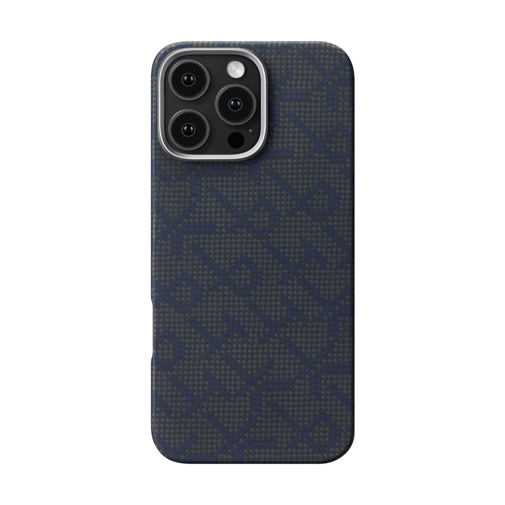 PITAKA Monogramm Taktile Gewebte Hülle für iPhone 16 Pro/Pro Max/iPhone 15 Pro/Pro Max/Galaxy S24 Ultra