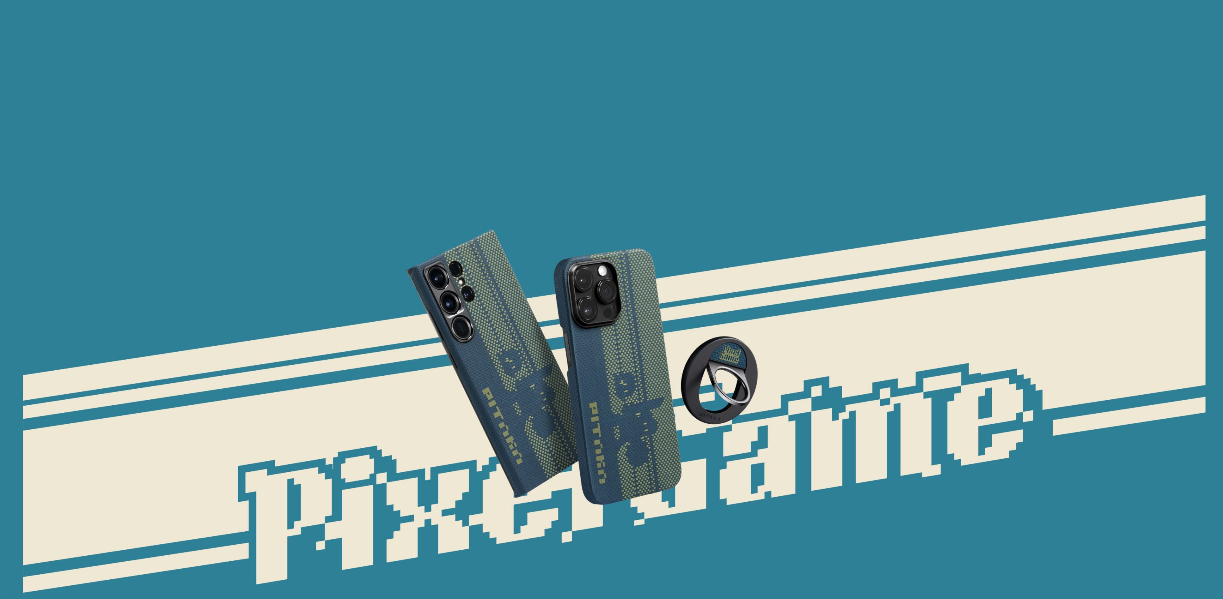 PITAKA Limitierte Kollektion  Weaving+ [Pixel Game], den klassischen Retro Pixelspiel-Stil nachbilden