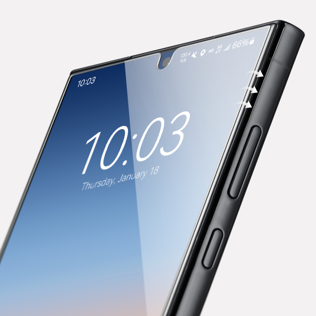 Hartfolie für Samsung S24 Serie (2 Stück) (Punkte)
