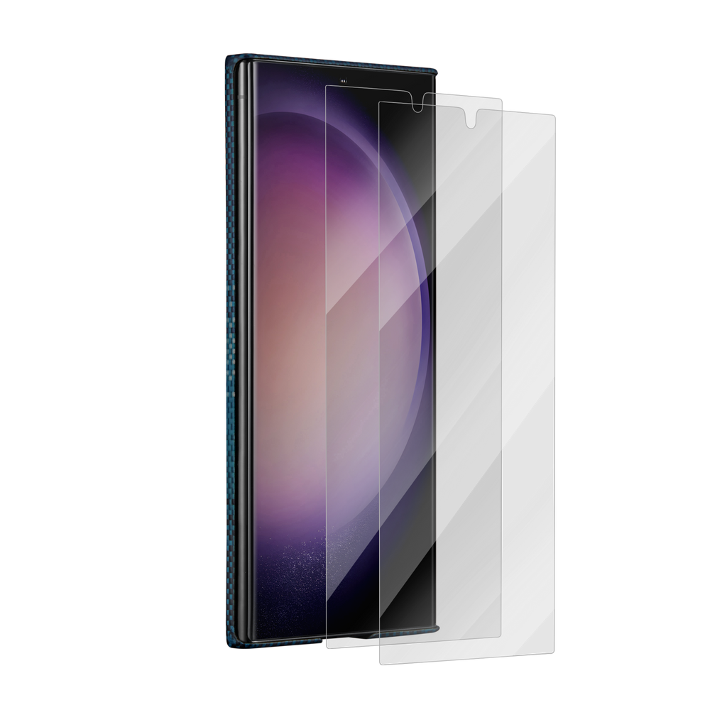 Hartfolie für Samsung S24 Serie (2 Stück) (Punkte)