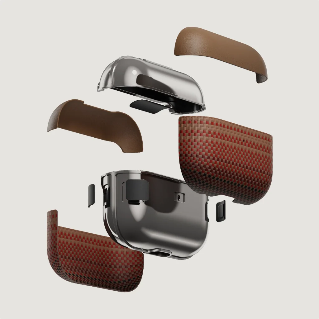 Aramidfaser-Hülle für AirPods Pro 3 / AirPods Pro 2 /  AirPods Pro / AirPods 4