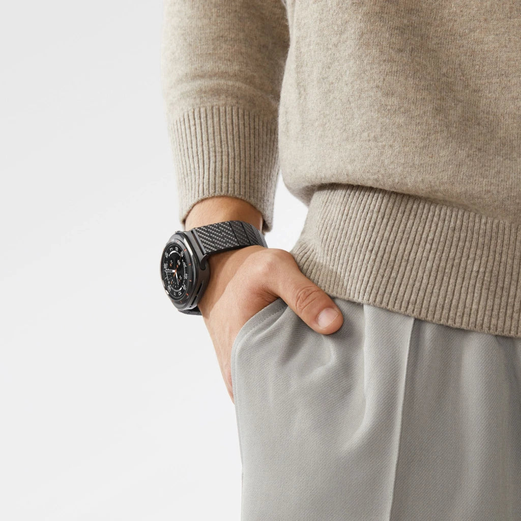 Carbon Fiber Armband für Galaxy Watch Ultra/7/6/5/4 Serien