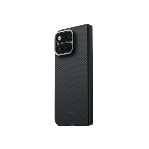 Google Pixel 11 Pro Fold / Nur Backcase / 600D schwarz/grau | Edge Case