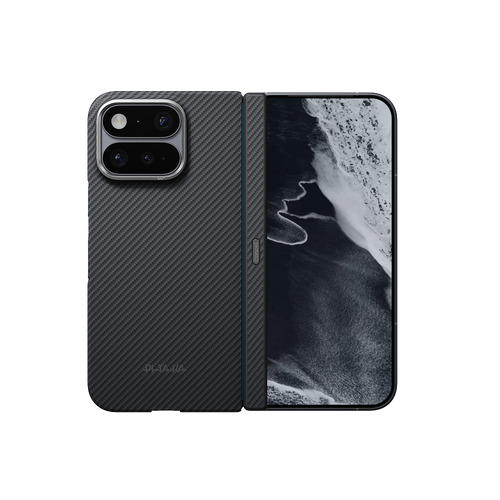 Google Pixel 11 Pro Fold / Backcase mit Scharnier / 600D schwarz/grau | Edge Case