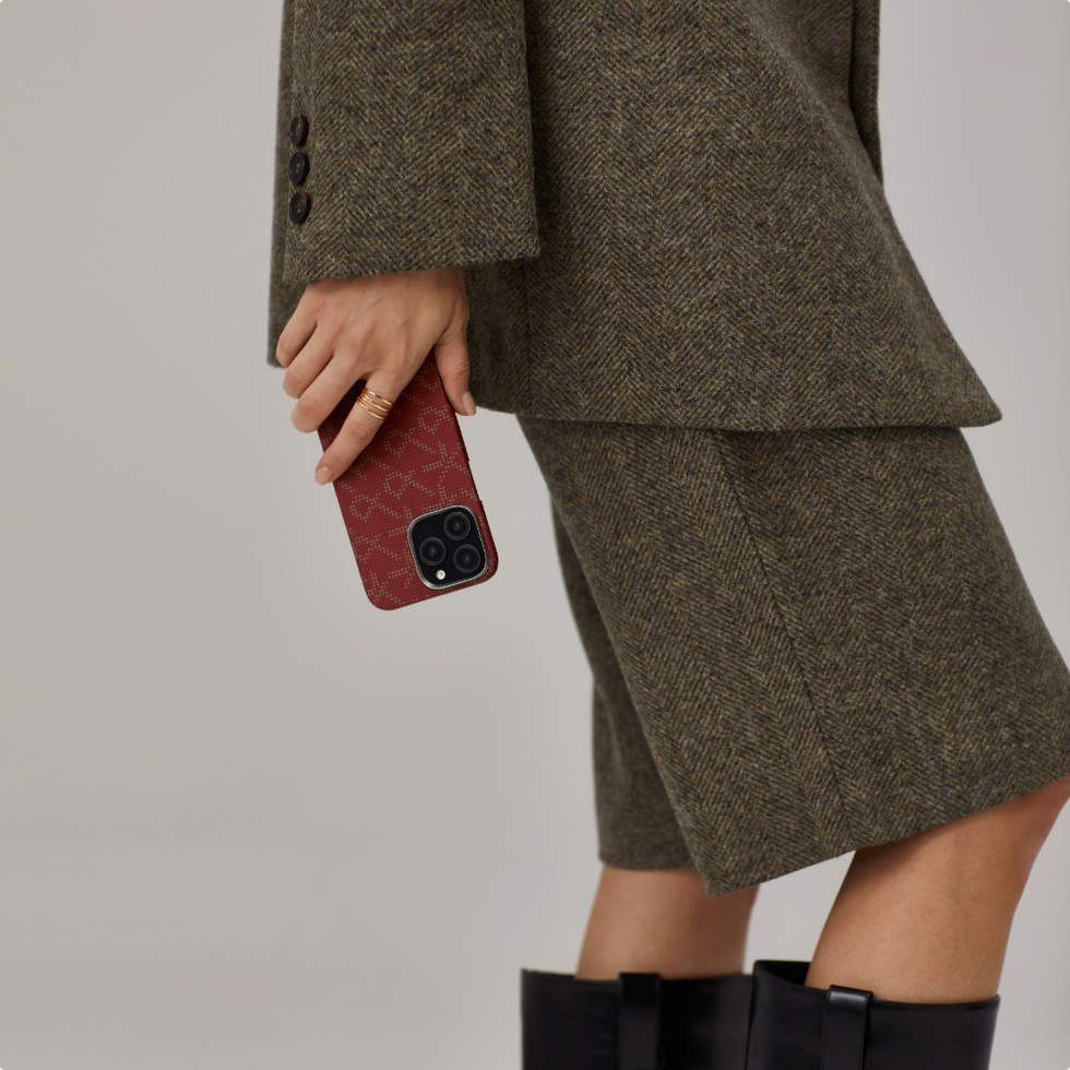 PITAKA Monogramm Ultradünne Hülle für iPhone 17 Pro/Pro Max/iPhone 16 Pro/Pro Max