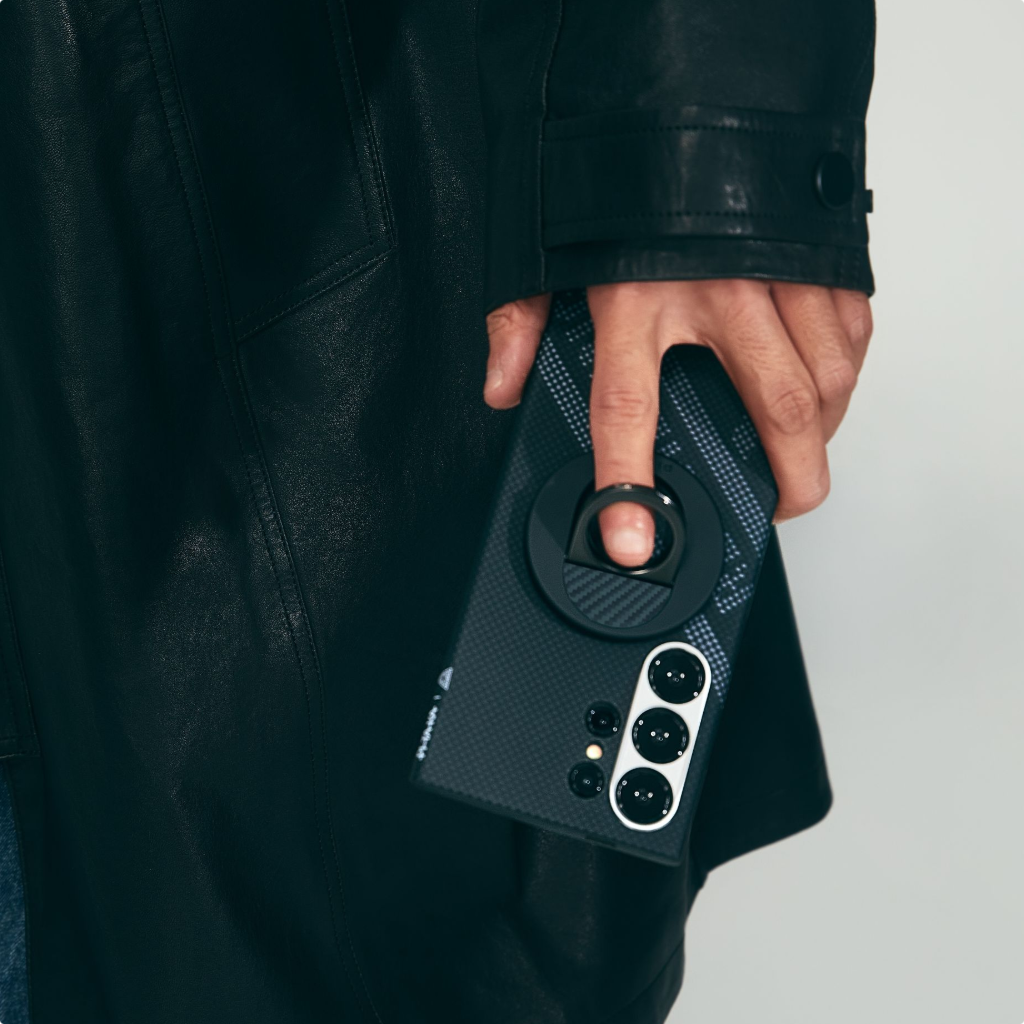 Re-TROS Kollaborative Taktile Gewebte Hülle für iPhone 16 Pro/Pro Max/iPhone 15 Pro/Pro Max/Galaxy S24 Ultra