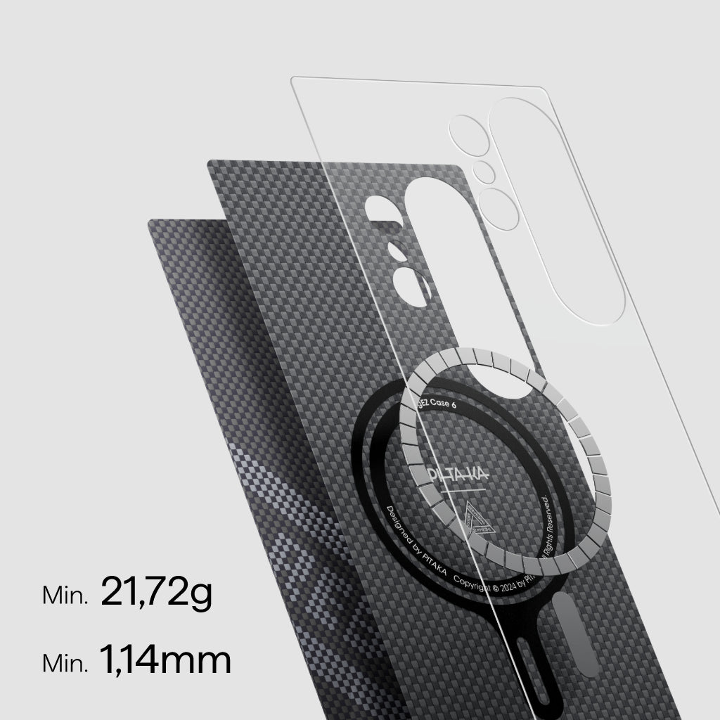 Re-TROS Kollaborative Taktile Gewebte Hülle für iPhone 16 Pro/Pro Max/iPhone 15 Pro/Pro Max/Galaxy S24 Ultra