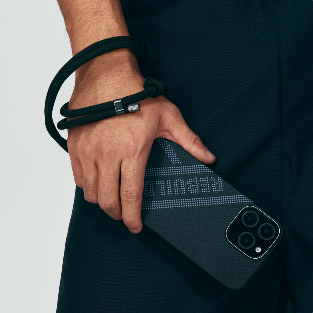 Re-TROS Kollaborative Taktile Gewebte Hülle für iPhone 16 Pro/Pro Max/iPhone 15 Pro/Pro Max/Galaxy S24 Ultra