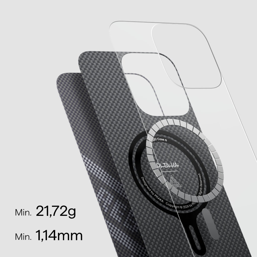 Re-TROS Kollaborative Taktile Gewebte Hülle für iPhone 16 Pro/Pro Max/iPhone 15 Pro/Pro Max/Galaxy S24 Ultra