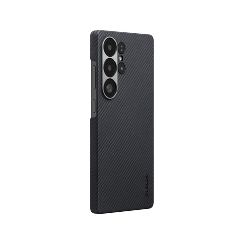 Samsung Galaxy S25 Ultra / 600D schwarz/grau / Ultradünne Hülle