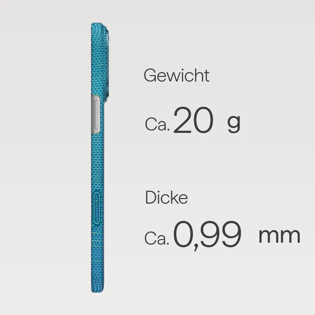 Goldglanz Ultradünne Hülle für die iPhone 17 Serie