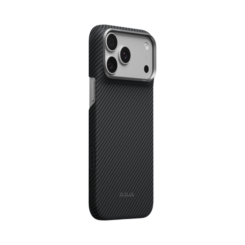 iPhone 18 Pro Max / 600D schwarz/grau (PitaTap™) | Edge Case