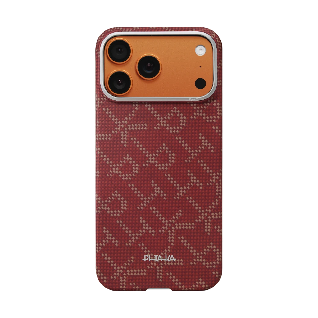 PITAKA Monogramm Ultradünne Hülle für iPhone 17 Pro/Pro Max/iPhone 16 Pro/Pro Max