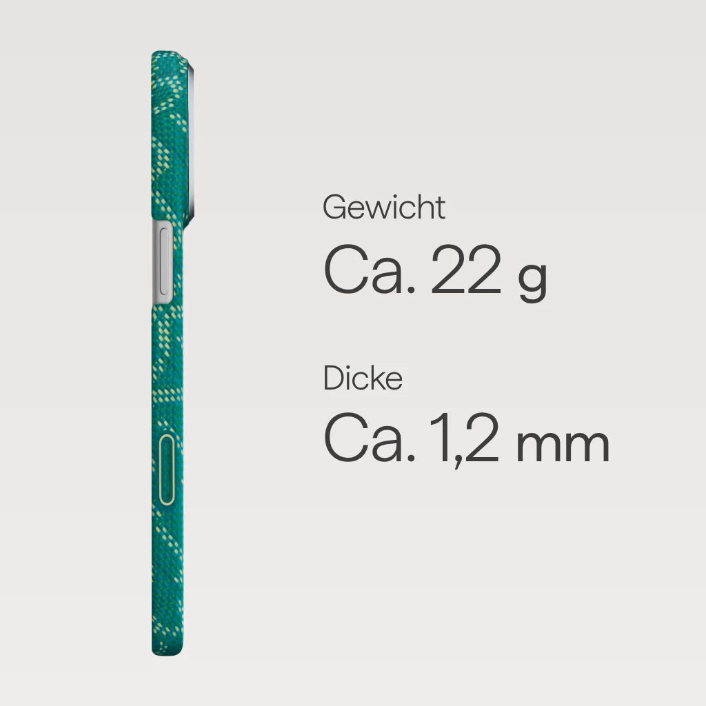 PITAKA Monogramm Ultradünne Hülle für iPhone 17 Pro/Pro Max/iPhone 16 Pro/Pro Max