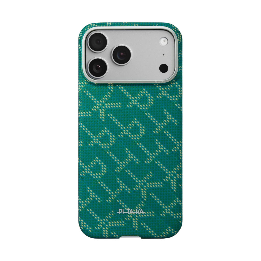 PITAKA Monogramm Ultradünne Hülle für iPhone 17 Pro/Pro Max/iPhone 16 Pro/Pro Max