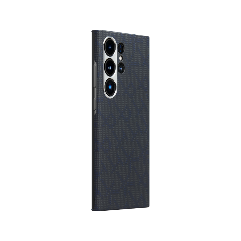 PITAKA Monogramm Taktile Gewebte Hülle für iPhone 16 Pro/Pro Max/iPhone 15 Pro/Pro Max/Galaxy S24 Ultra