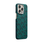 PITAKA Monogramm Taktile Gewebte Hülle für iPhone 16 Pro/Pro Max/iPhone 15 Pro/Pro Max/Galaxy S24 Ultra