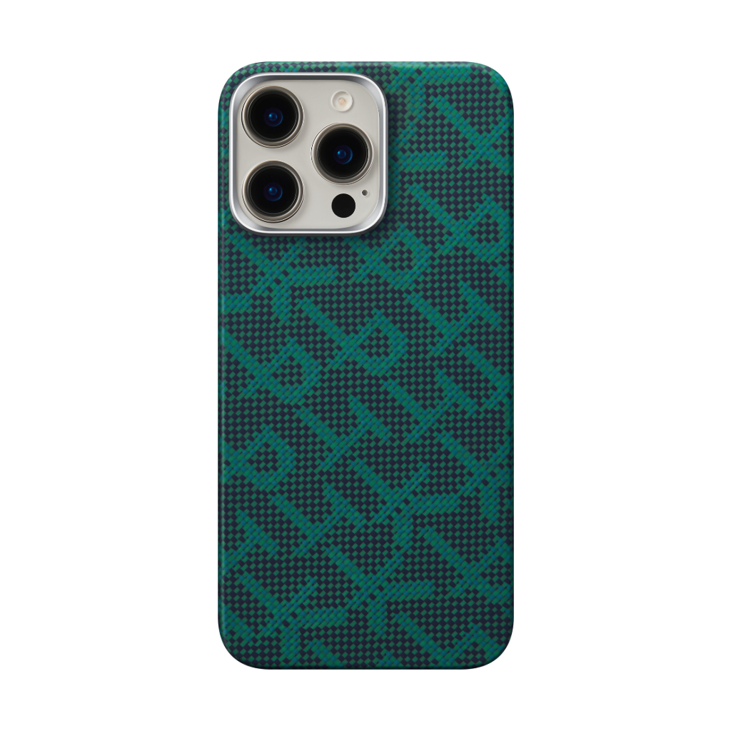 PITAKA Monogramm Taktile Gewebte Hülle für iPhone 16 Pro/Pro Max/iPhone 15 Pro/Pro Max/Galaxy S24 Ultra