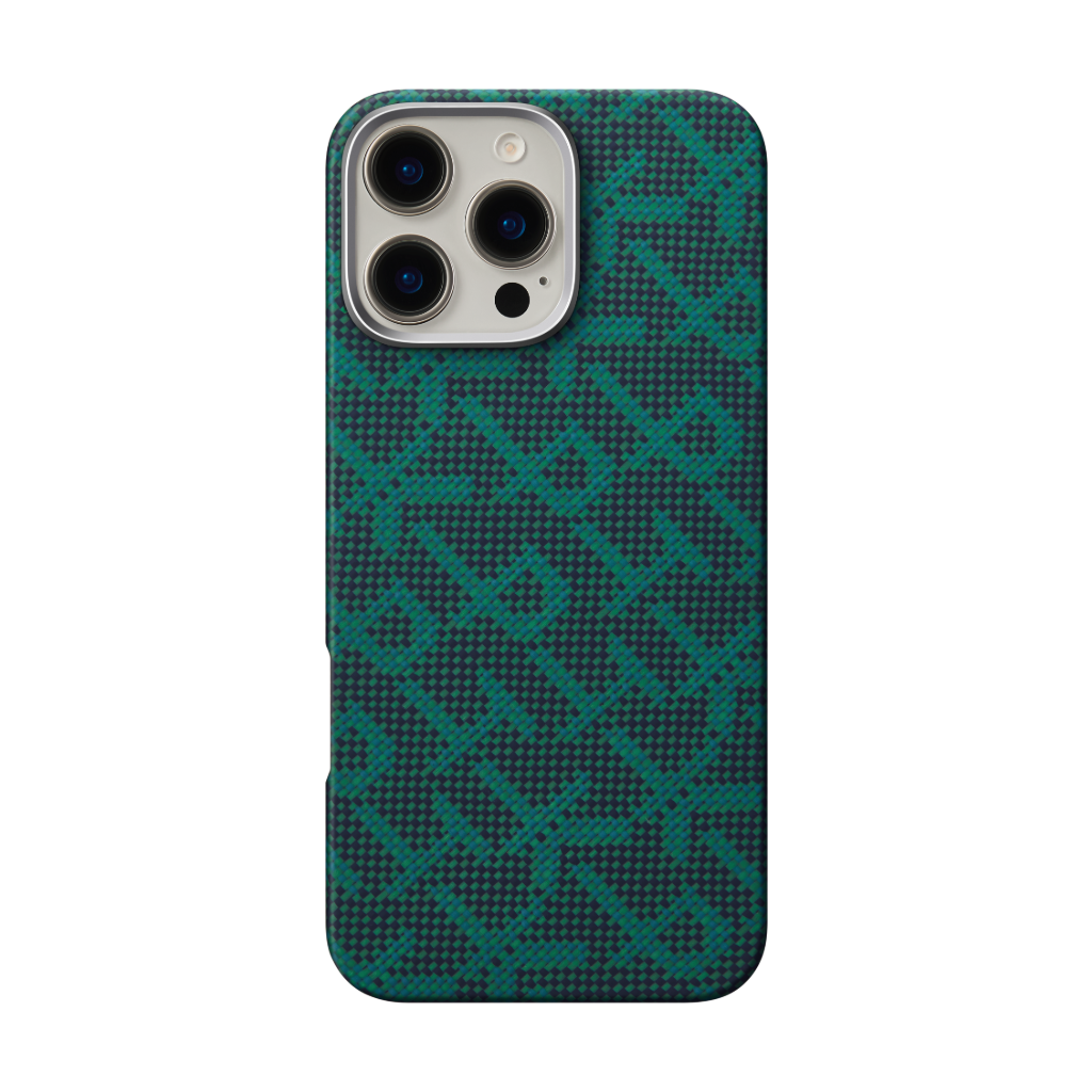 PITAKA Monogramm Taktile Gewebte Hülle für iPhone 16 Pro/Pro Max/iPhone 15 Pro/Pro Max/Galaxy S24 Ultra