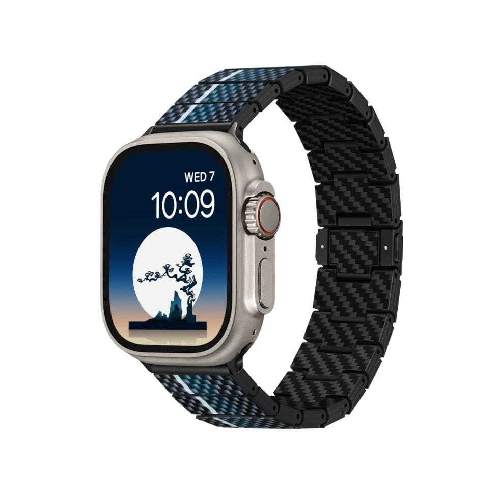 Poesie der Dinge | ChromaCarbon Armband für Apple Watch