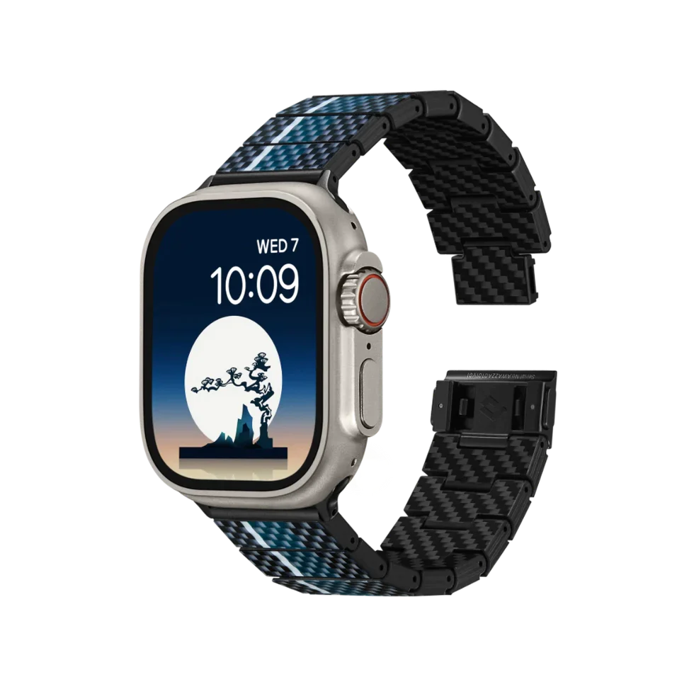Carbon Faser Apple Watch Uhrenarmbänder
