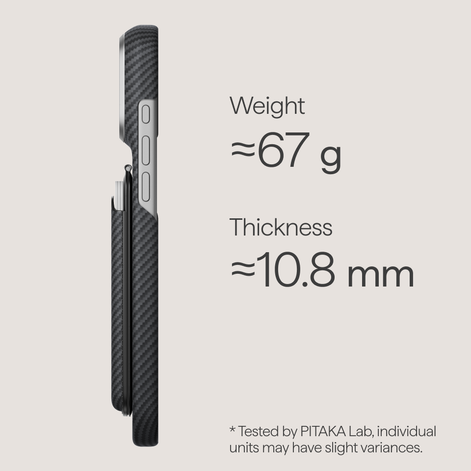 Magnetic Stand Woven Wallet