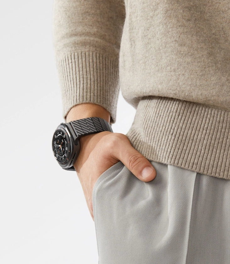 Carbon Fiber Armband für Galaxy Watch Ultra/7/6/5/4 Serien