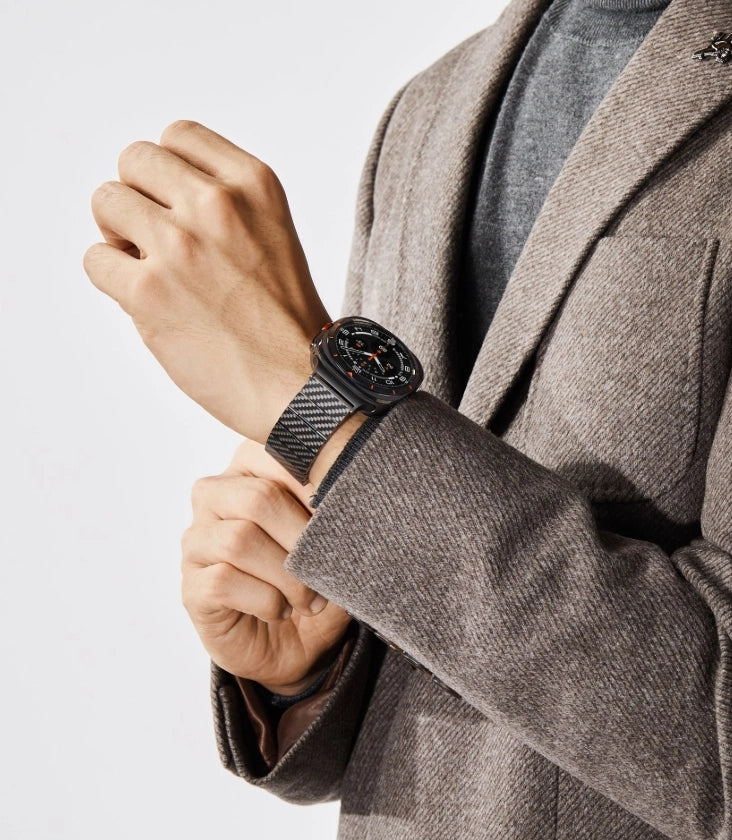 Carbon Fiber Armband für Galaxy Watch Ultra/7/6/5/4 Serien