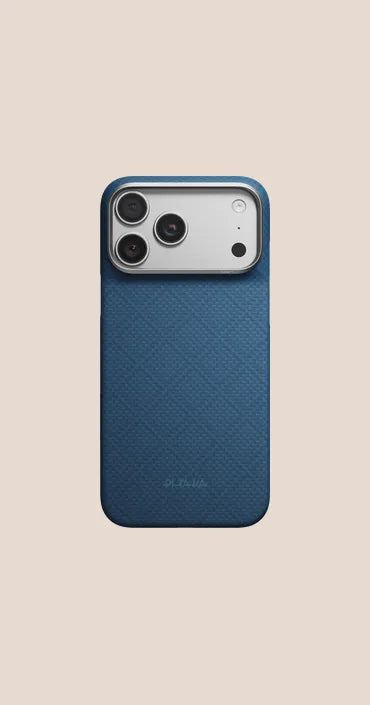 Abyss Blue Argyle Edge Case