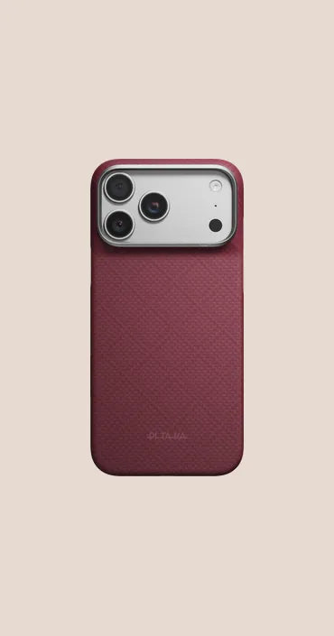 Burgundy Argyle Edge Case