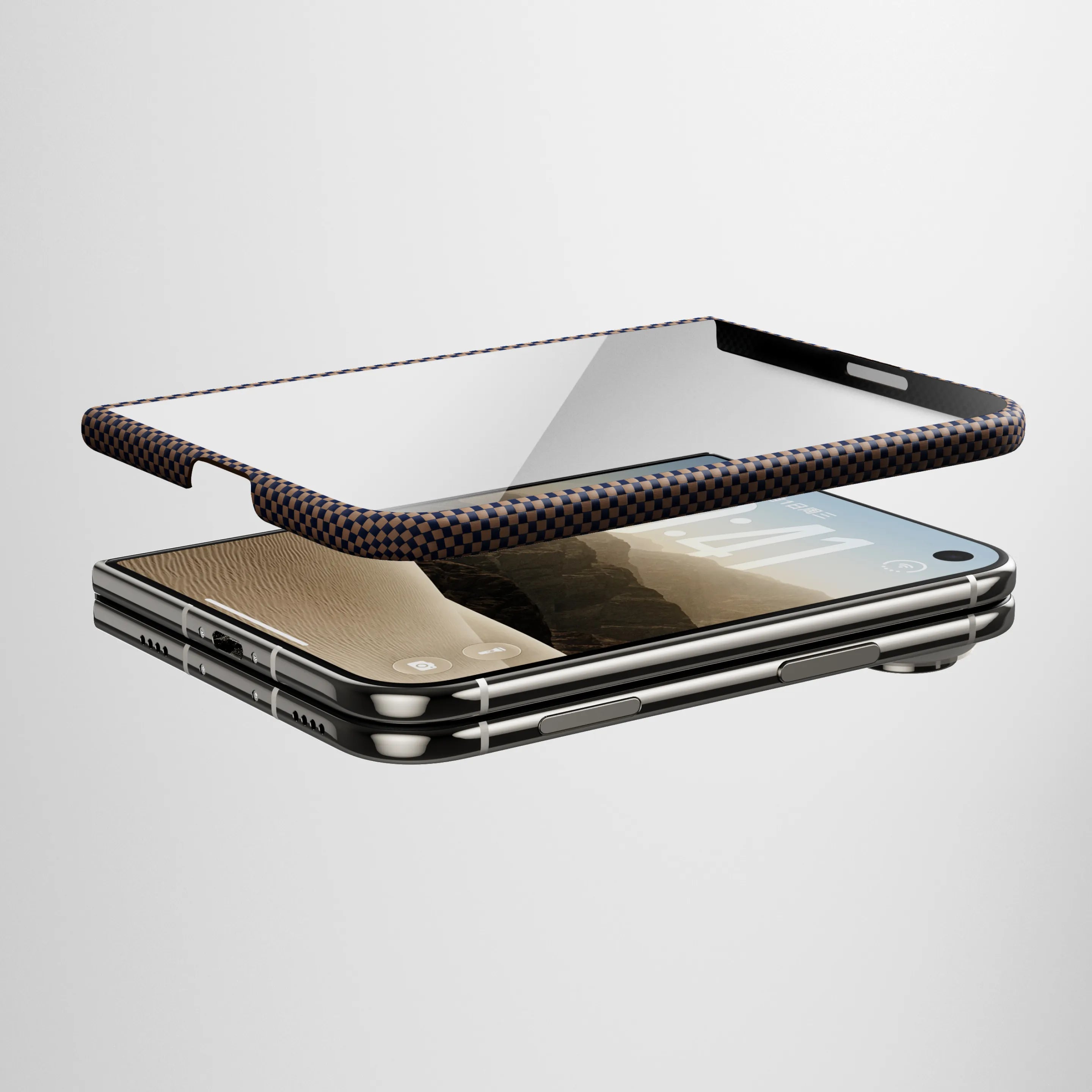 Rundumschutz. Ungetrübte Sicht. – iPhone Duo Sunset - 1