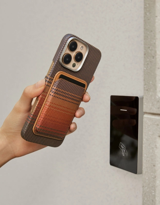 Magnetisches gewebte Kartenetui