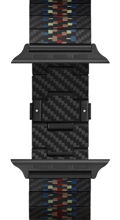 Carbon Fiber Watch Band (Rhapsody) For Apple Watch