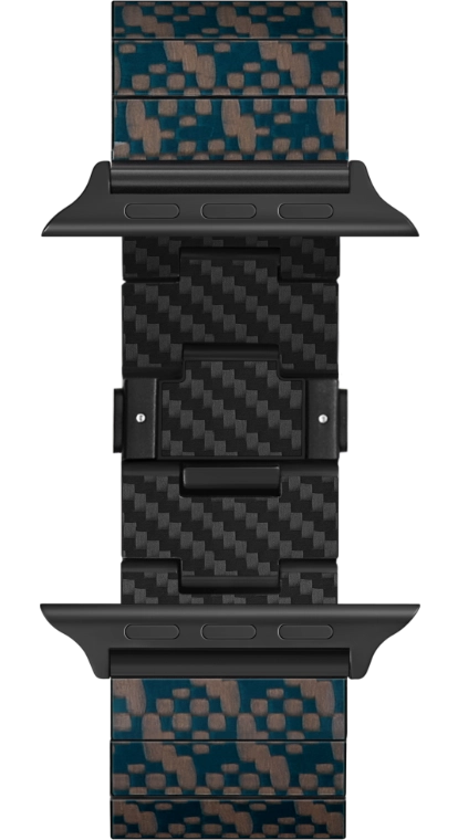 Carbon Fiber Watch Band (Rhapsody) For Apple Watch