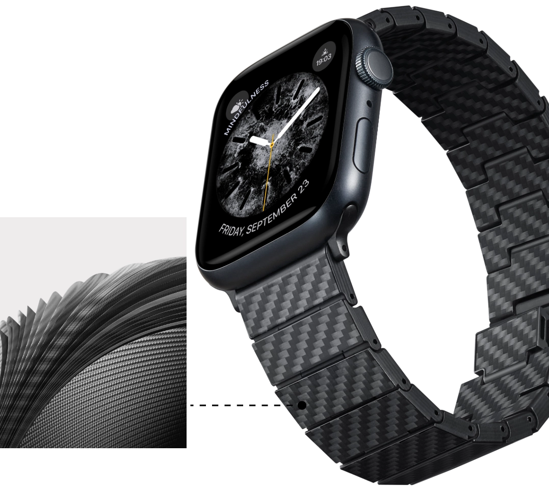 Carbon Fiber Watch Band