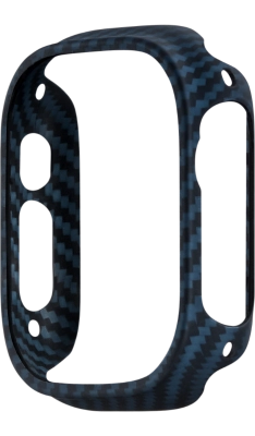 Apple Watch Gehäuse aus Aramidfaser-Schwarz/blau||49mm