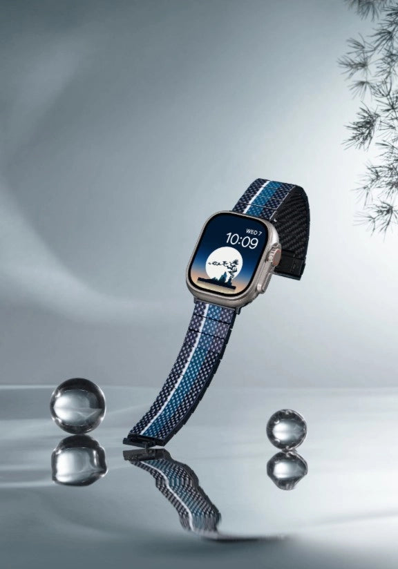Leichtes Carbon Armband für Apple Watch Serien – PITAKA Germany