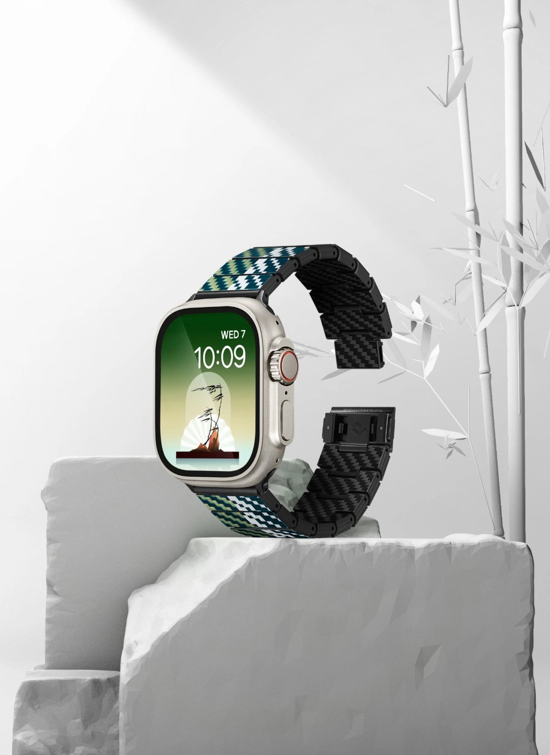 Leichtes Carbon Armband für Apple Watch Serien – PITAKA Germany