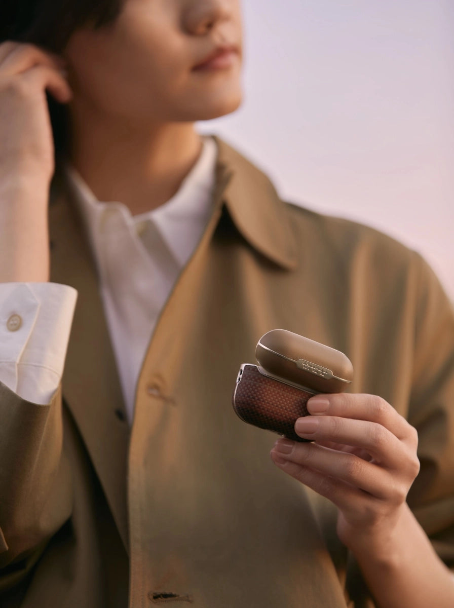 Aramidfaser-Hülle für AirPods Pro 2 / AirPods Pro / AirPods 4